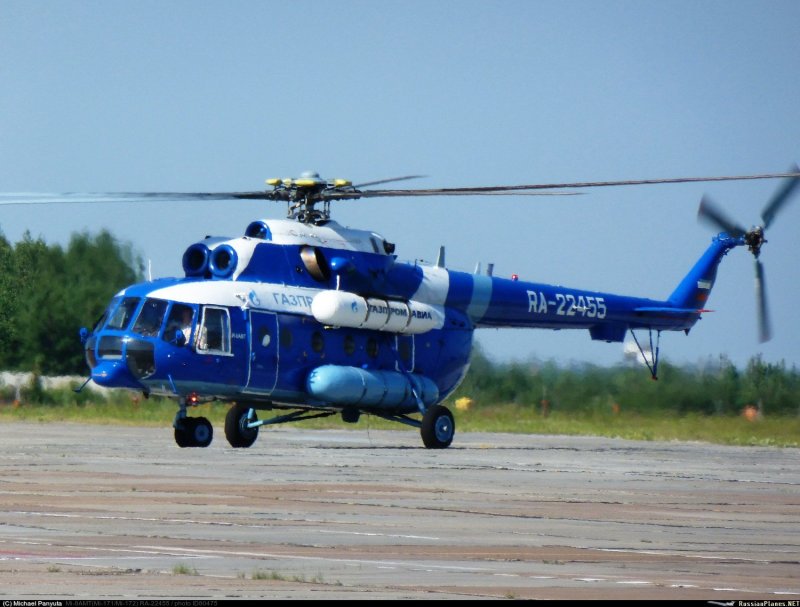 Вертолет ми 172 салон