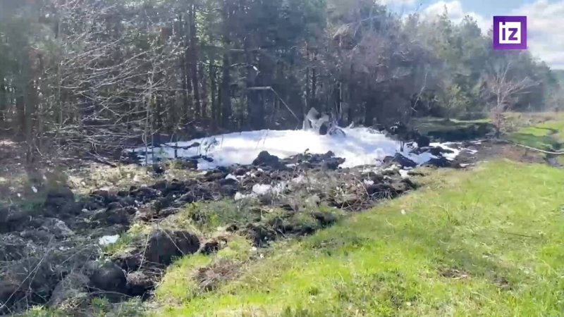 Крушение вертолета в Саратовской области