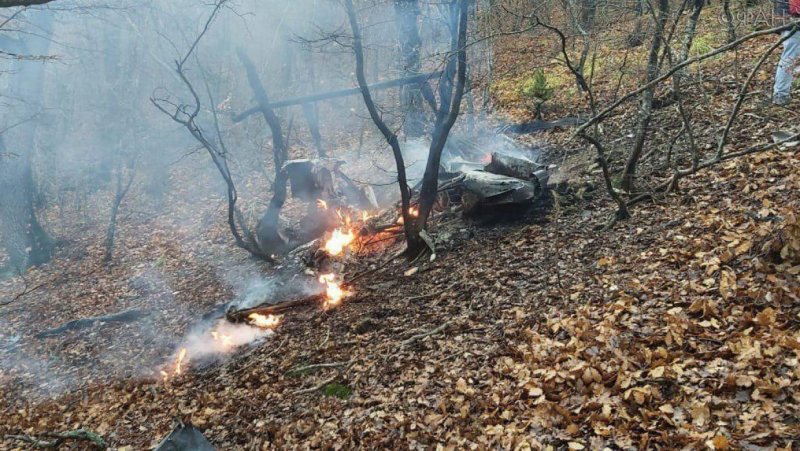 Крушение вертолета в Краснодарском крае