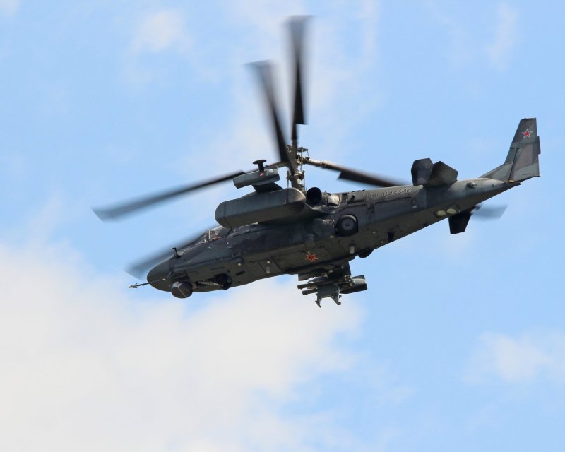 Боевой вертолет ка-52 Аллигатор