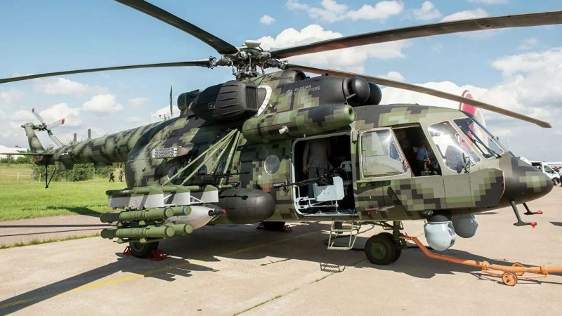 Боевой вертолёт ми-8