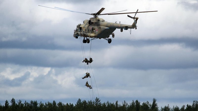 Боевой вертолет ми-8амтш-Вн
