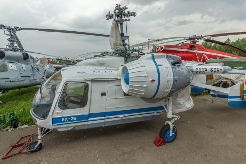 Вертолет ка-26 кран