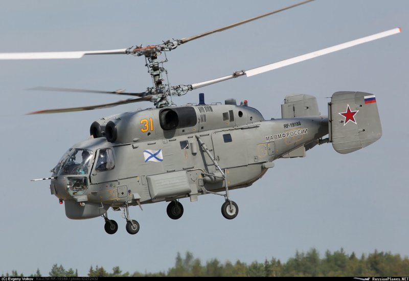 Корабельный вертолет ка-27