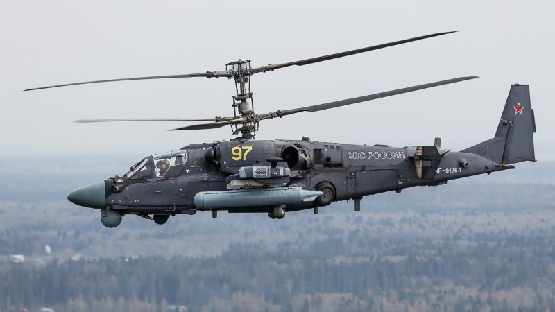 Боевой ударный вертолет ка-52 Аллигатор