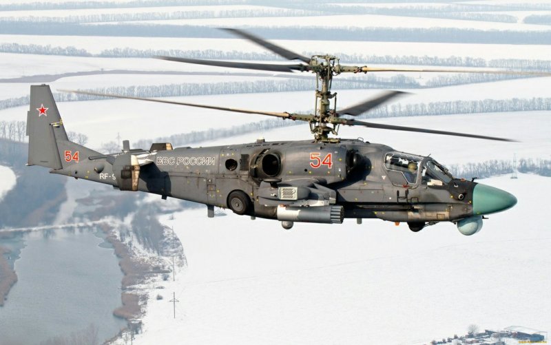 Вертолёт к-52 Аллигатор