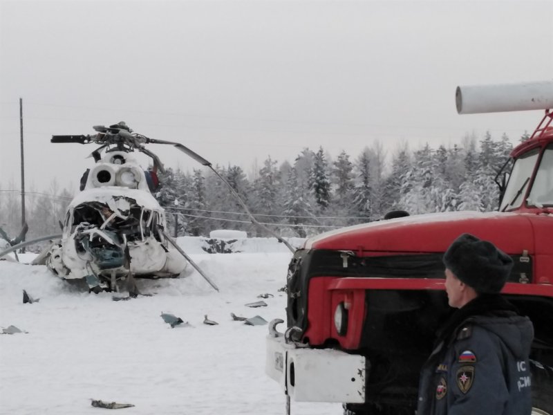Вертолет ми -8 в Эвенкии