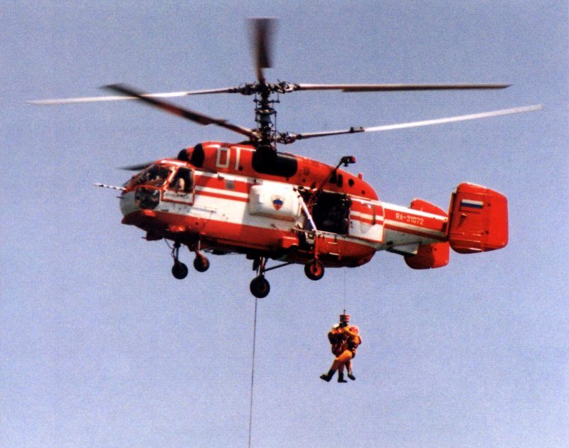 Пожарно-спасательный вертолет ка-32а