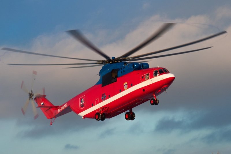 Пожарный вертолет ми-8