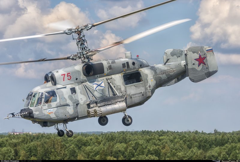 Вертолёт ка-29 Helix-b