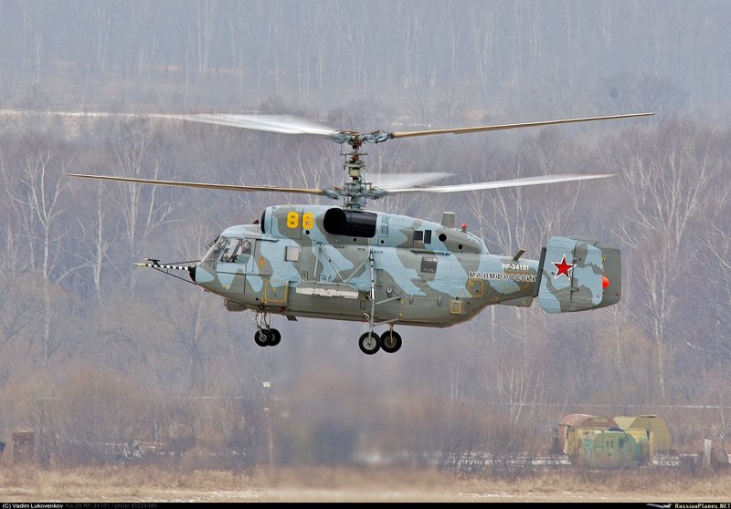 Вертолет ВМФ ка-29