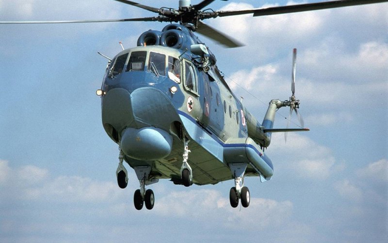 Противолодочный вертолет-амфибия ми-14