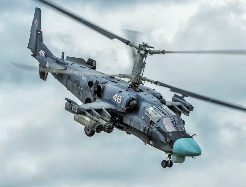 Вертолет ка-52 "Аллигатор"