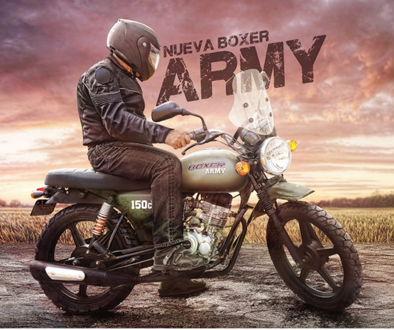 Bajaj Boxer 150x кастом