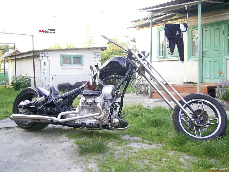 Кастом мотоцикл ЗАЗОЦИКЛ