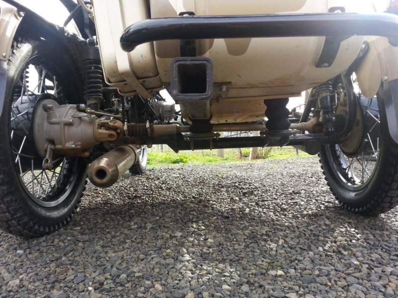 Урал мотоцикл 2wd с прицепом