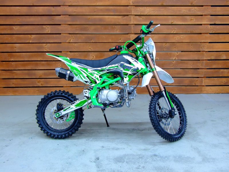 Питбайк Apex 125 зелёный