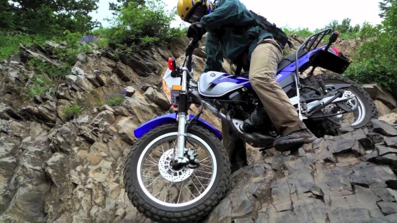 Yamaha tw200 видео
