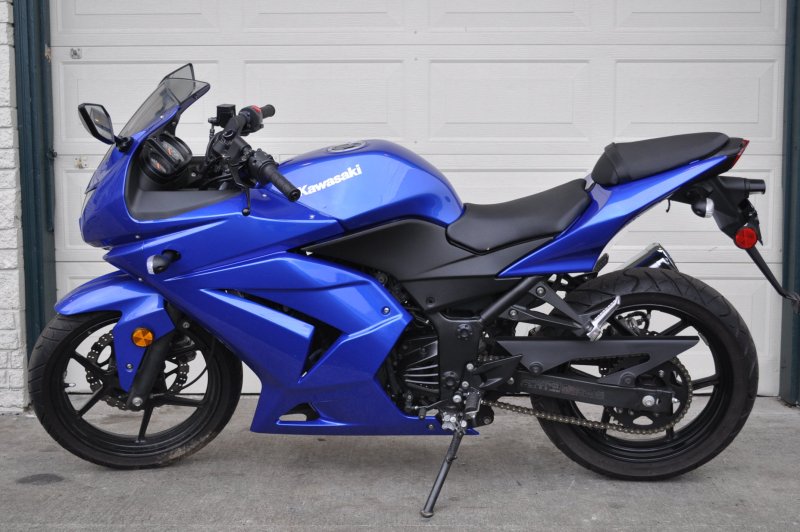 Kawasaki Ninja 250r синий