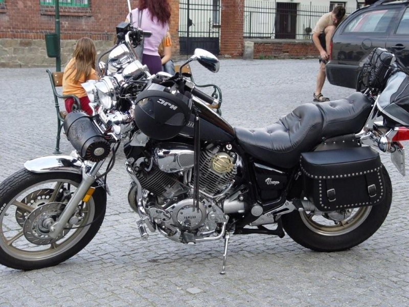 Yamaha Virago 1100 с кофрами