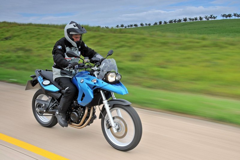 BMW f650gs с пассажиром