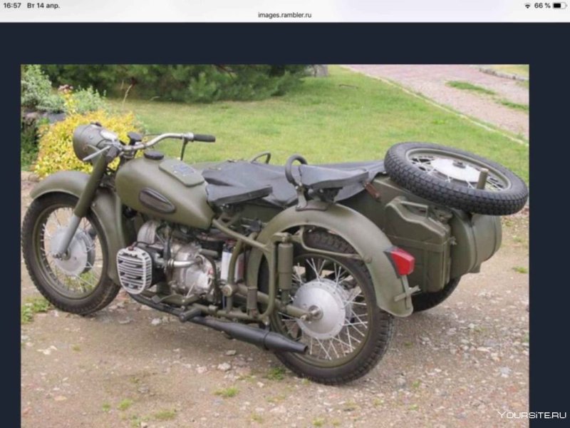 Мотоцикл Днепр мв650 военный