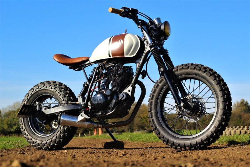 Yamaha TW 200 скремблер