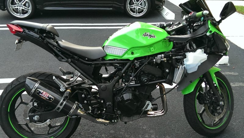 Kawasaki Ninja 300 без пластика