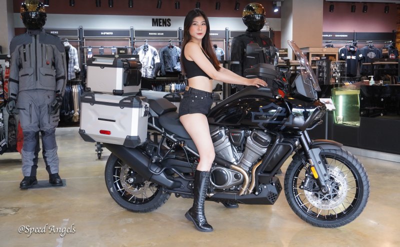 Harley-Davidson Pan America девушка