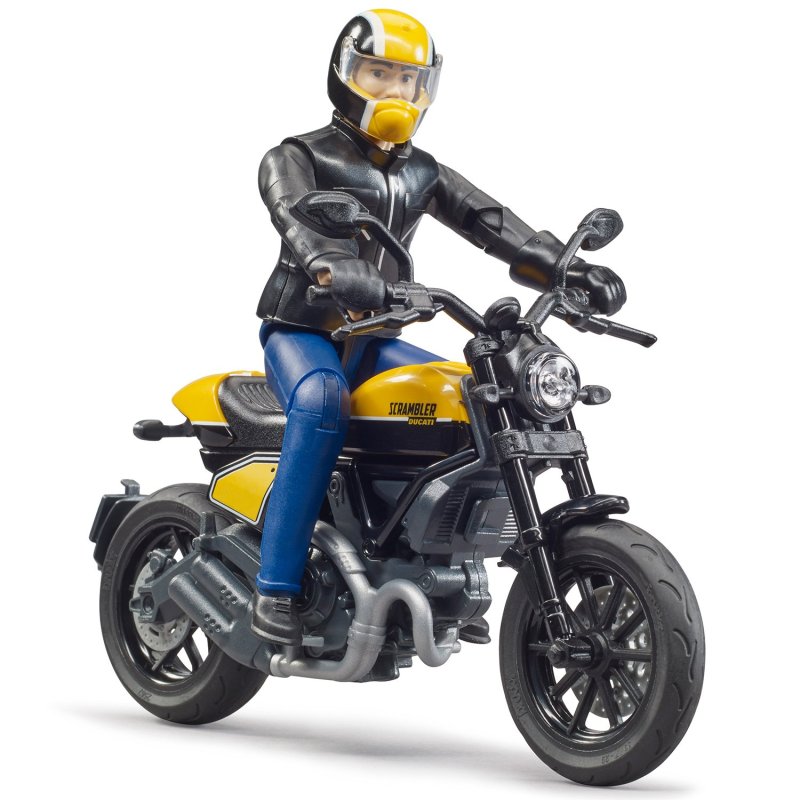 Bruder мотоцикл с фигуркой полицейского 62-731 Scrambler Ducati игровой