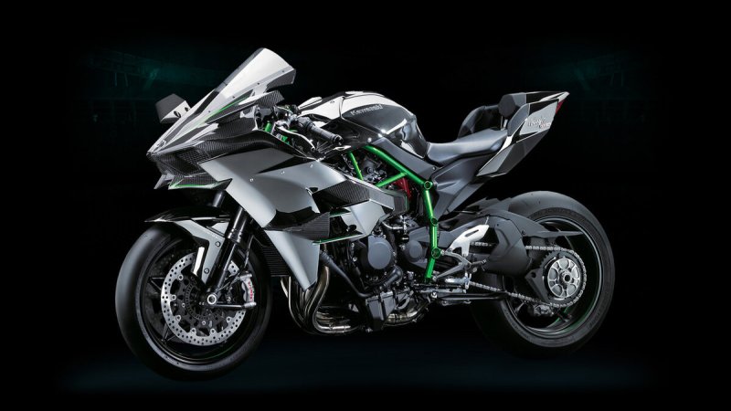 Kawasaki Ninja h2r черный