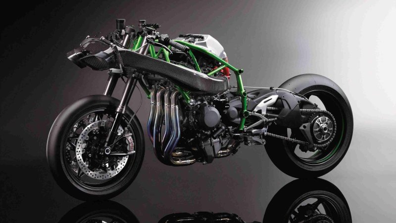 Самый быстрый мотоцикл Кавасаки h2r