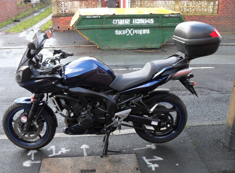 Yamaha fz6 с кофрами