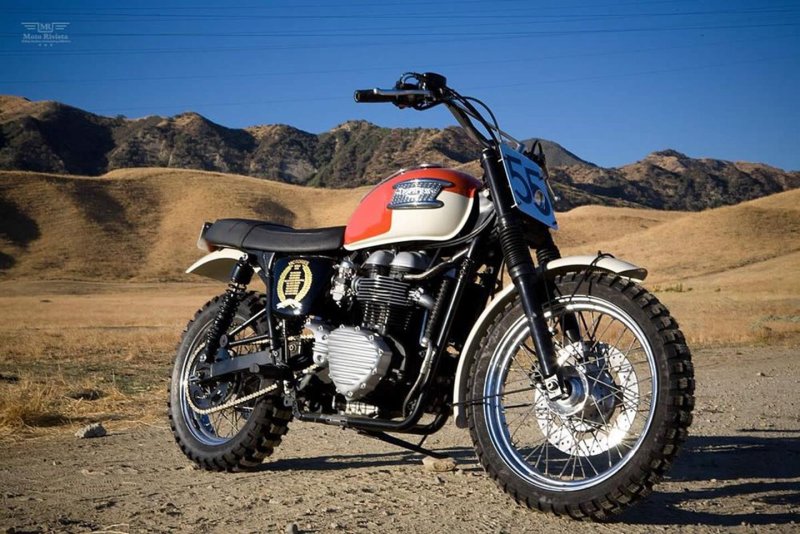 Triumph кроссовый мотоцикл