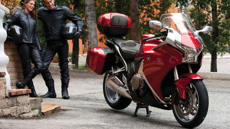 Honda VFR 1200 С пассажиром