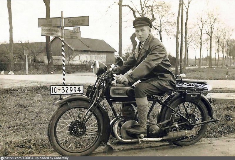 Мотоцикл 1920 года