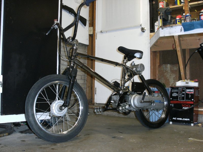 Бмх с двигателем от мопеда