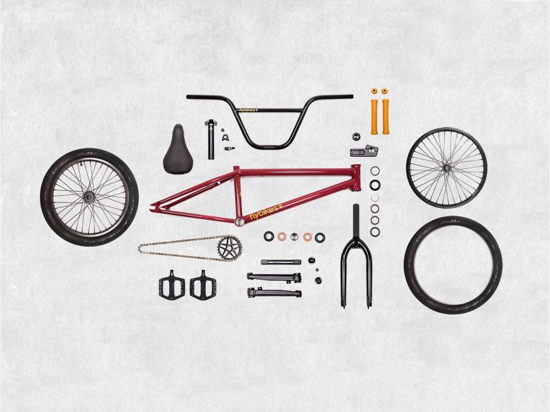 Чертеж велосипеда BMX