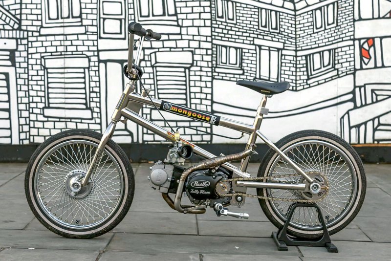 Бмх с мотором 125