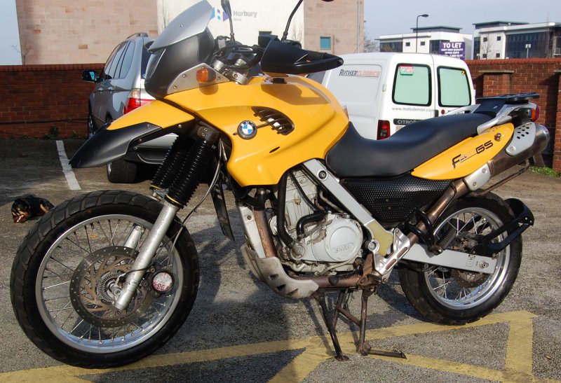 BMW f650gs Twin Yellow