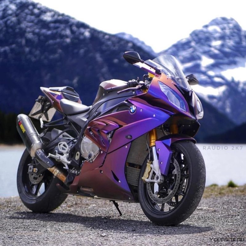 БМВ 1000 RR фиолетовый