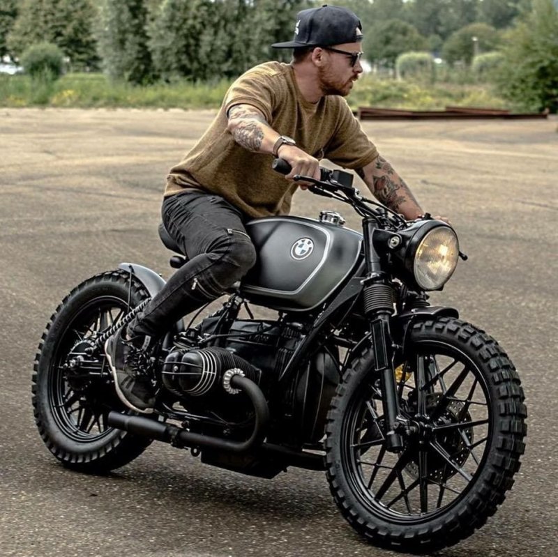 Мото в стиле скремблер