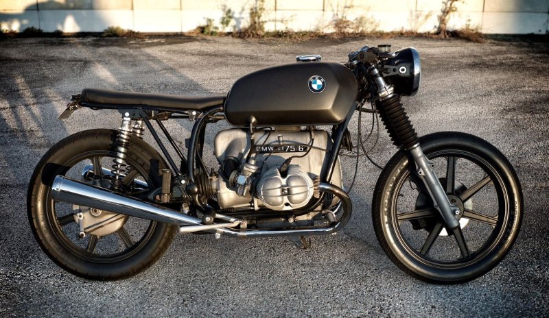 Мотоцикл в стиле brat