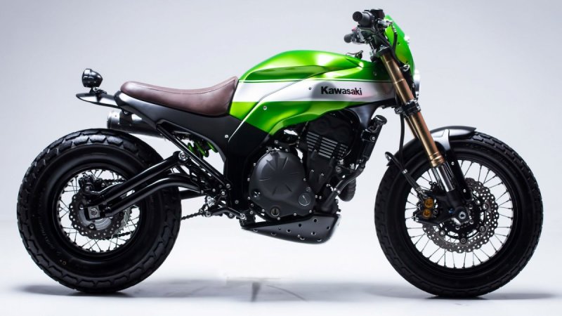 Kawasaki er6n скремблер