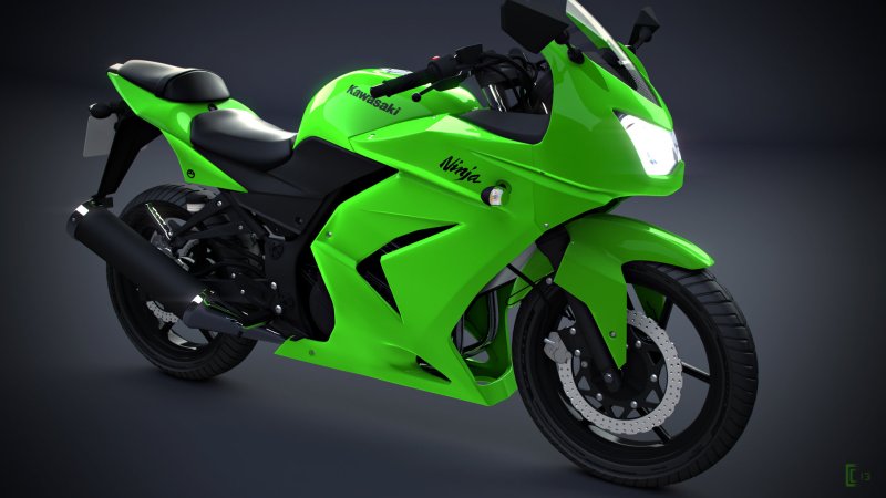 Kawasaki Ninja 250r Blue