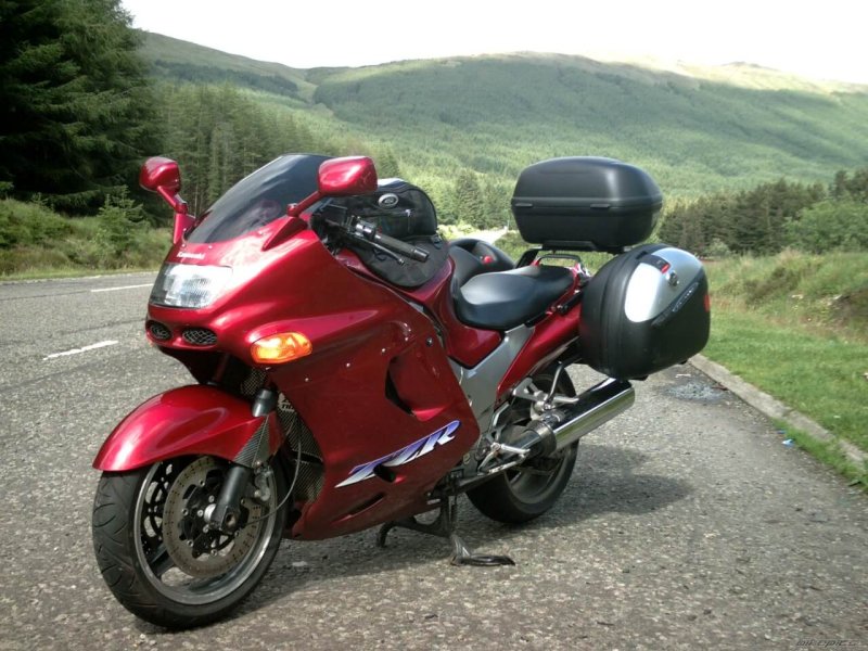Kawasaki ZZR 400 С кофрами