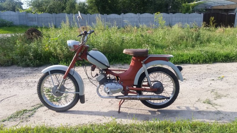 Рига-13 мопед двух Скорсная