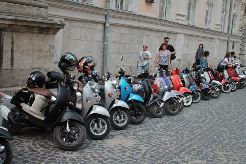 Парковка для мотоцикла