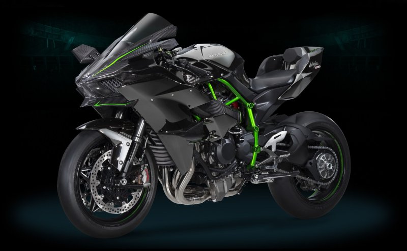 Kawasaki Ninja h2r черный