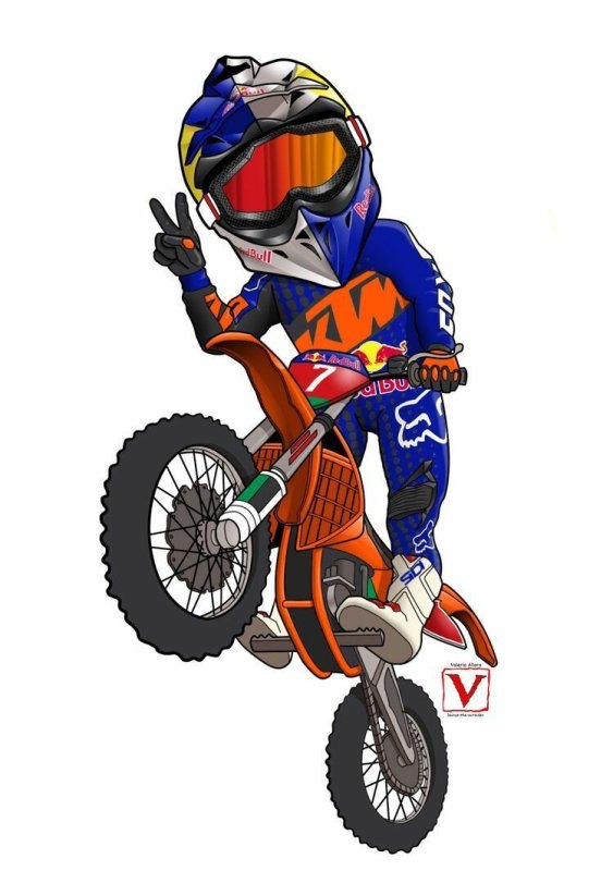 Рисунок KTM эндуро